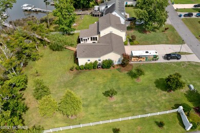 Aerial of Side Yard
