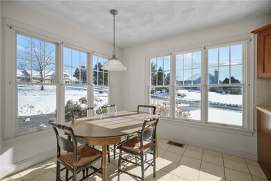 Kitchen eating area loaded with natural light!
