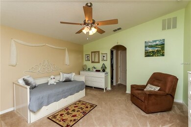Master bedroom and Entry to His and Her Closets