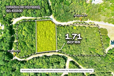 Map / location featuring property boundaries highl