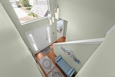 Two story foyer