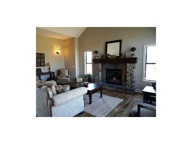 Great Room Features Ceramic Tile & Stone Gas Firep