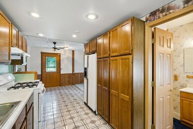 Double pantries make for great storage.