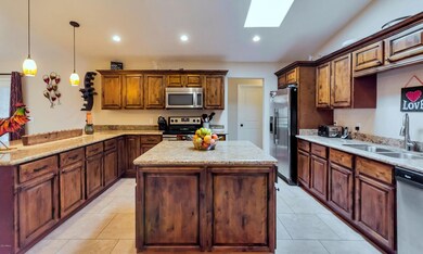 Large kitchen island