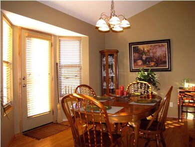 Eating Space in Kitchen - French Door to Deck