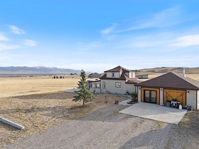 View of front facade featuring a mountain view and a rural view