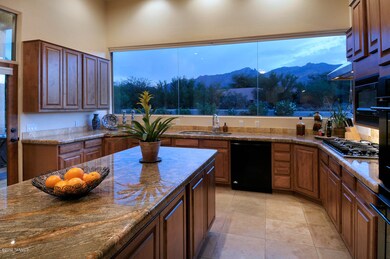 Large center island with granite counter