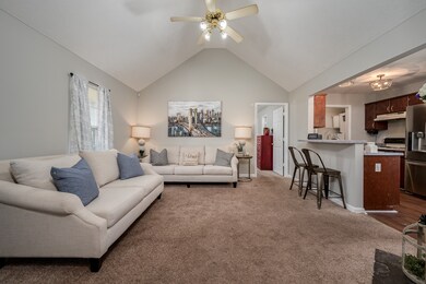 CARPET HAS BEEN PROFESSIONALLY CLEANED MAKING IT READY FOR YOU TO MOVE IN.