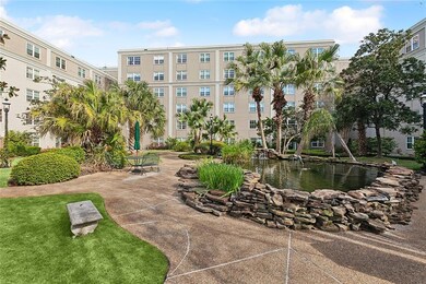 Koi pond and a fountain add to the lovely park lik