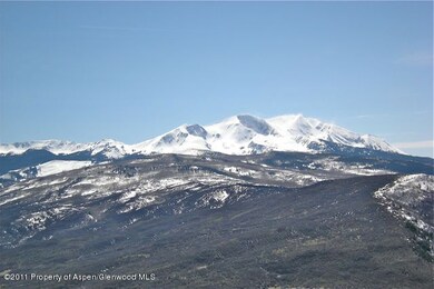 Mt. Sopris view from lot