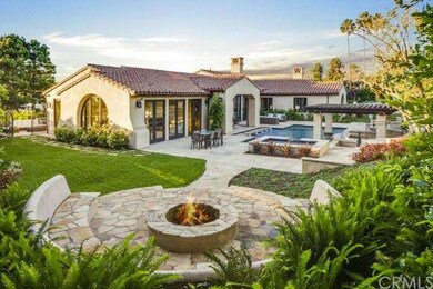 Spectacular backyard with fire pit, pool, spa, swi