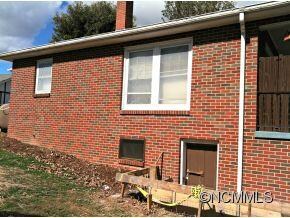 Side with basement entrance