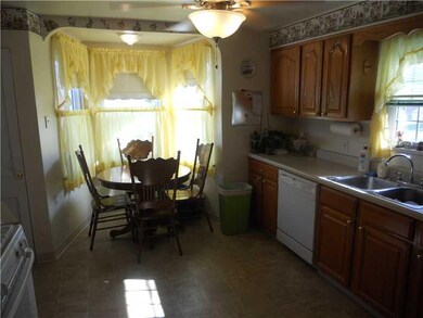 Kitchen. Large airy kitchen with dining nook