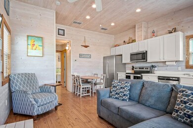 Cozy Living open to the kitchen and dining