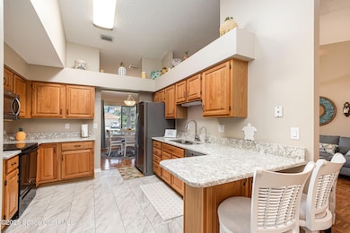 Kitchen view to DR