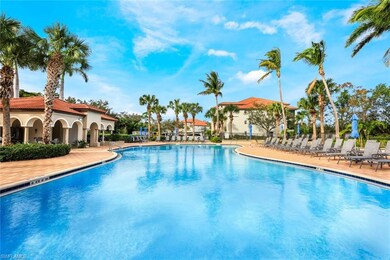 Swimming pool and patio area