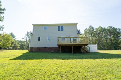 New deck off Kitchen for outside family dining & t