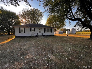 View of front facade with a storage unit