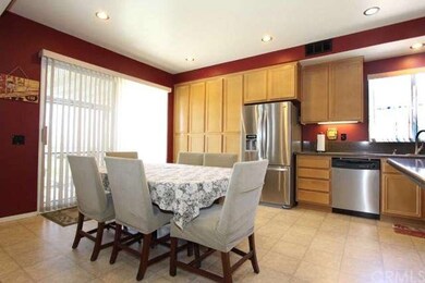 The family kitchen is roomy.