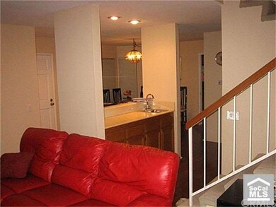 Living room looking into dining area