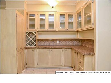 china cabinets and wine rack!