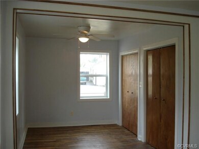 Wall was removed between two downstairs bedrooms t