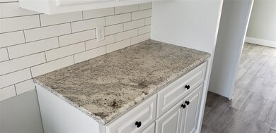 Granite countertops.