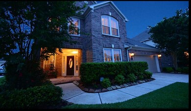 Evening view of home