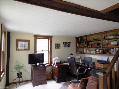 Office area located directly across from the forma