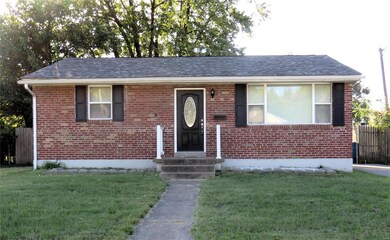 View of front of home featuring a front lawn