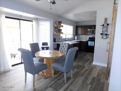 Open dining area