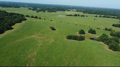 Aerial view of sparsely populated area