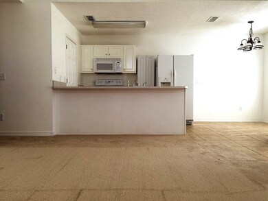 View from the Living Room looking into Kitchen