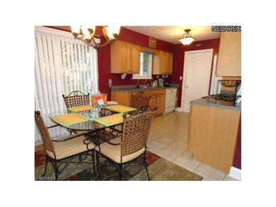 Ceramic Tile in Kitchen is heated.  Sliding door t