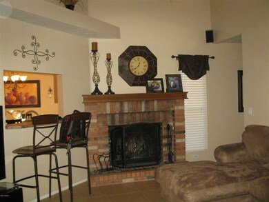 Open Great room with cozy fireplace