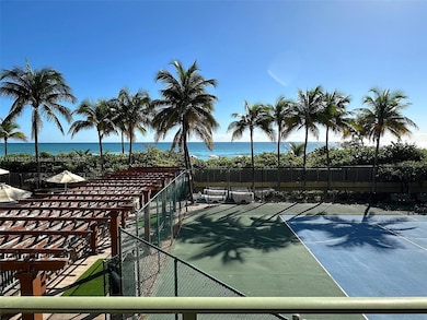 of ocean from balcony