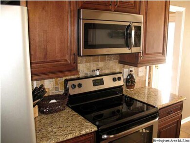 Stainless appliances.