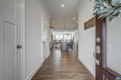 Luxury vinyl flooring throughout the main level an