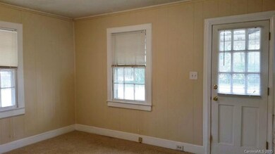 Living space with new carpet