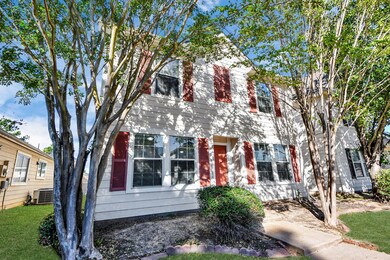 This updated two-story home welcomes you with a charming exterior.