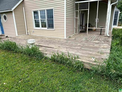Wood deck-
