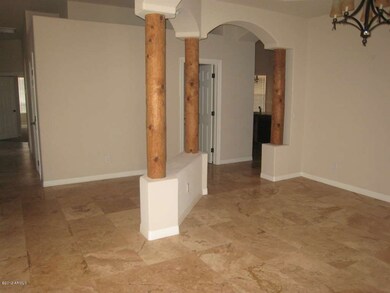 Real Wood Accents in Open Dining Room