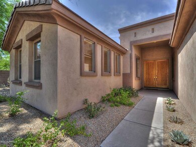 Oversize Double Doors at Entryway
