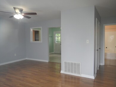 Living room from front door