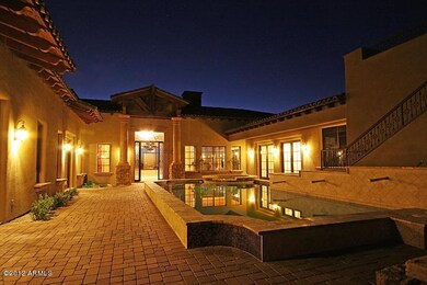 Entrance with private pool