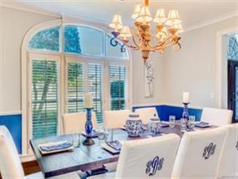 Plantation Shutters in the Dining Room