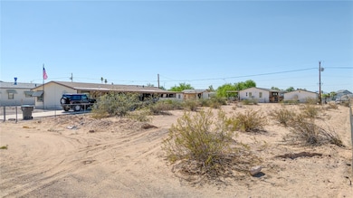 View of vacant lot from the street.