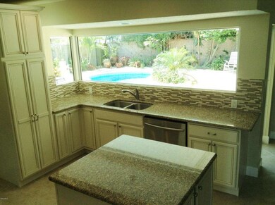 Panoramic kitchen window