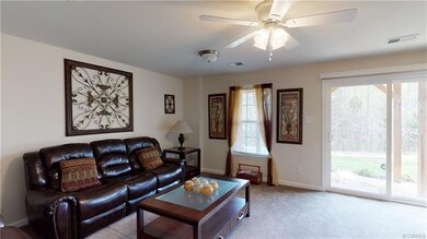 Family room view to patio