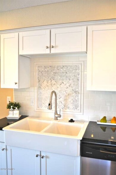 Custom backsplash detail.